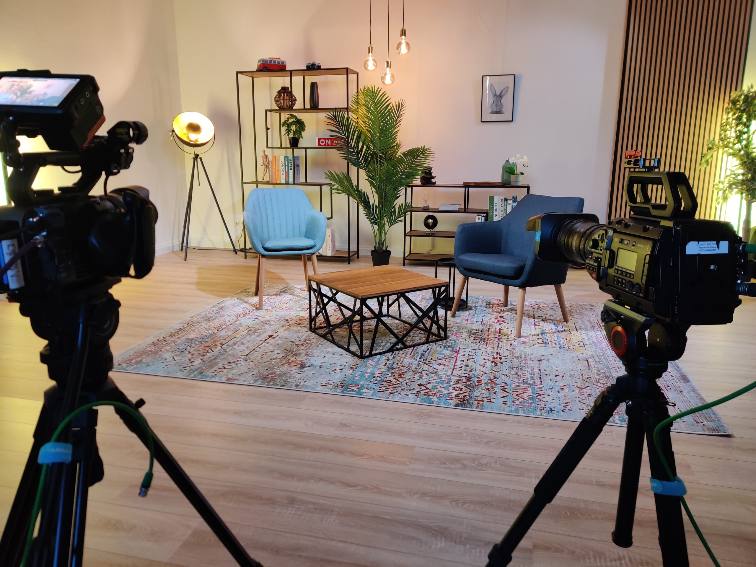 Studio Scene Hilbich Studios mit 2 Kameras