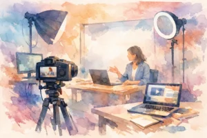 E-Learning-Videos im Studio professionell produzieren