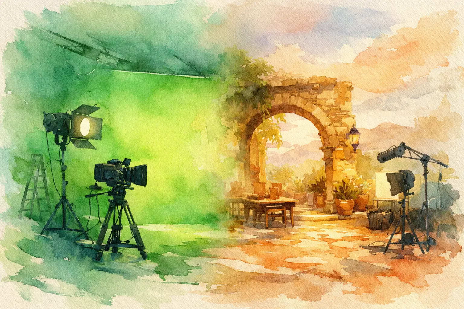 Greenscreen oder reales Set? Die richtige Wahl