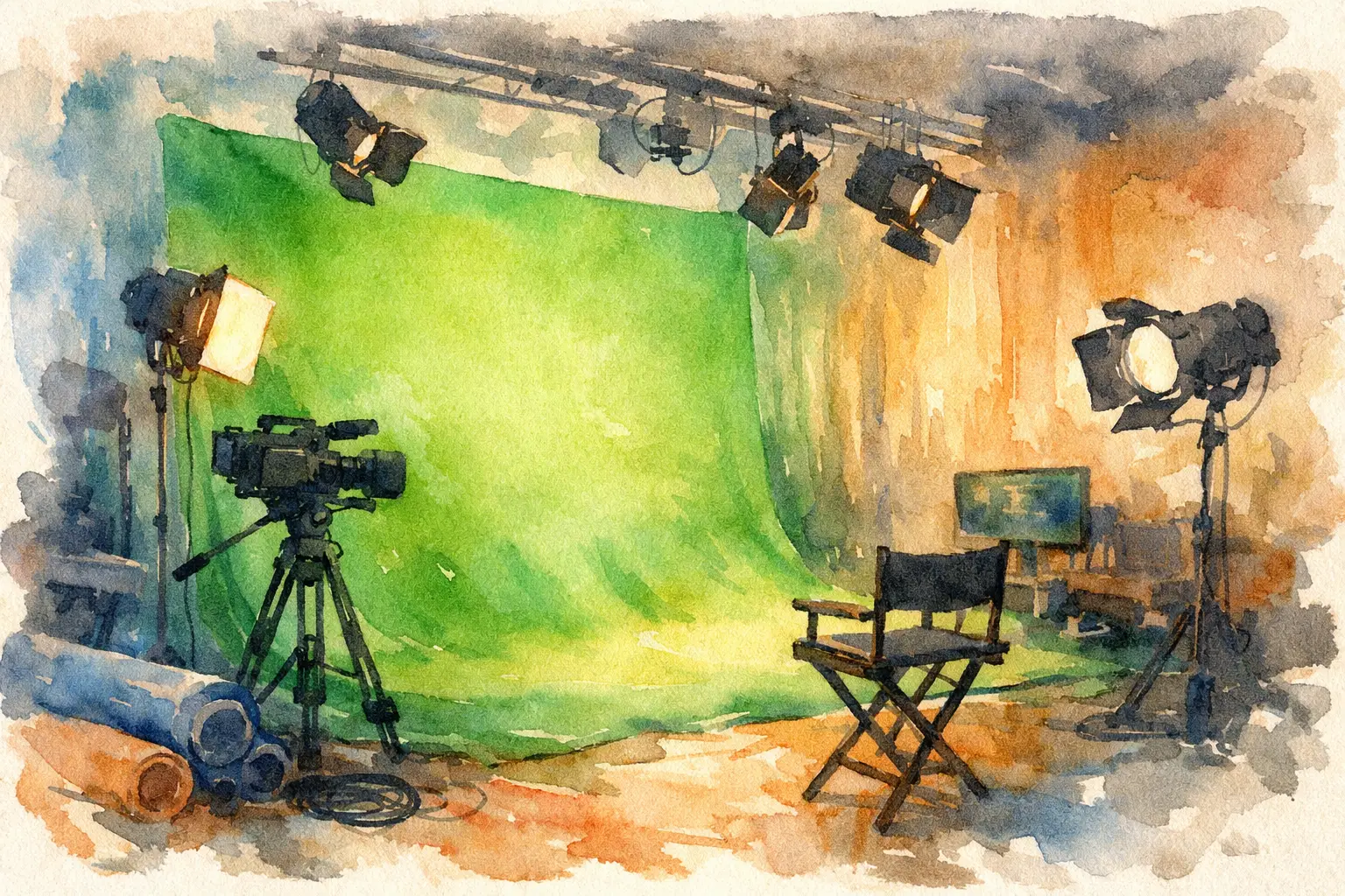 Greenscreen Studio für professionelle Produktionen