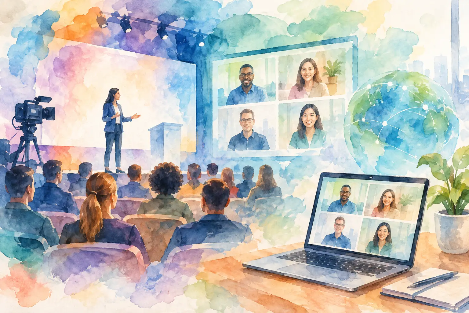 Die Zukunft von hybriden Livestream-Events