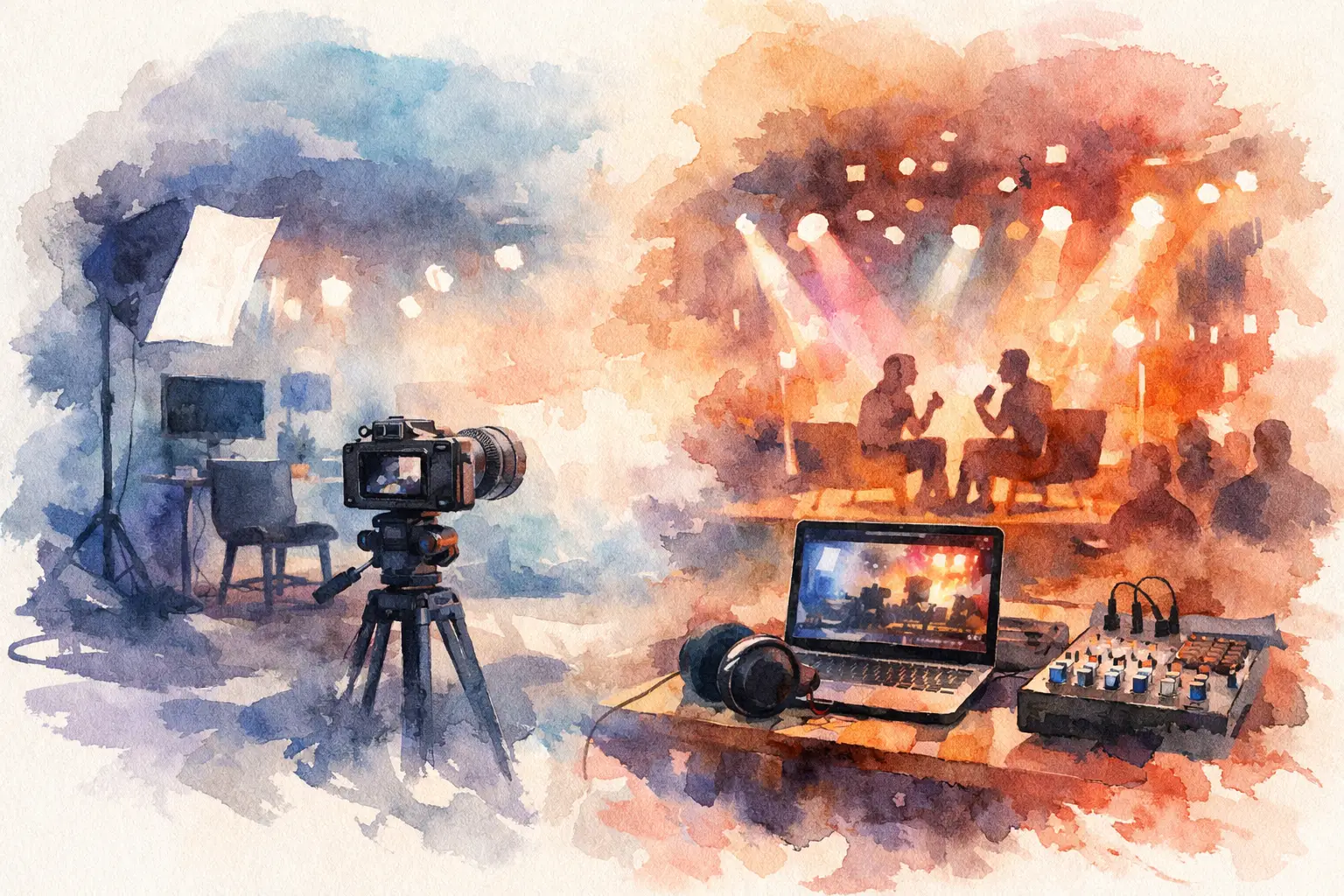 Studioaufnahme oder Eventlocation fürs Streaming?