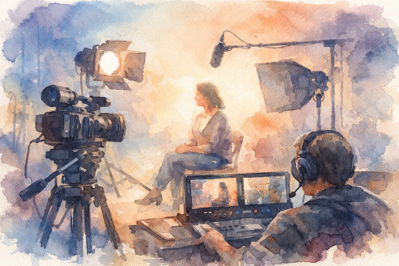 Videodreh mit technischer Betreuung im Studio