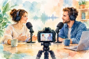 Videopodcast Ton optimieren für klare Gespräche